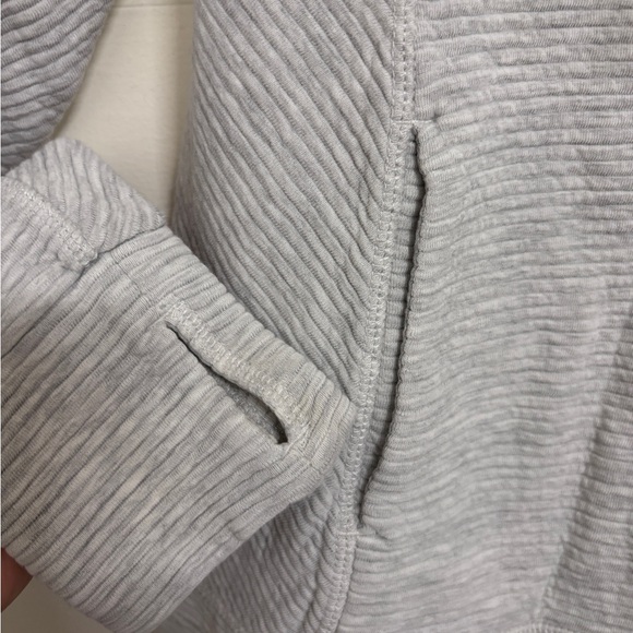 Gray Ribbed Cowl Neck - Picture 2 of 3